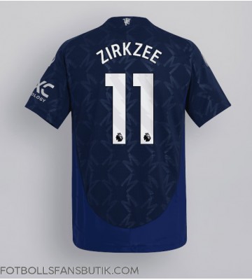 Manchester United Joshua Zirkzee #11 Replika Bortatröja 2024-25 Kortärmad